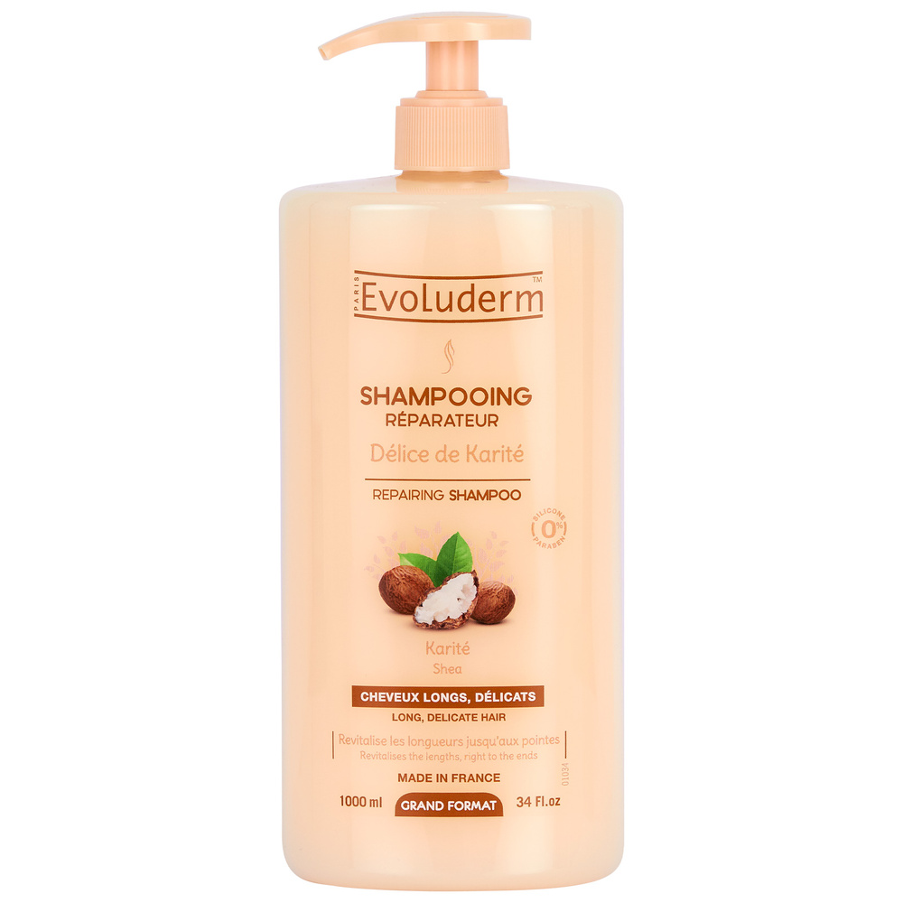 evoluderm Délice de Karité Shampoing Réparateur - 1000 ml
