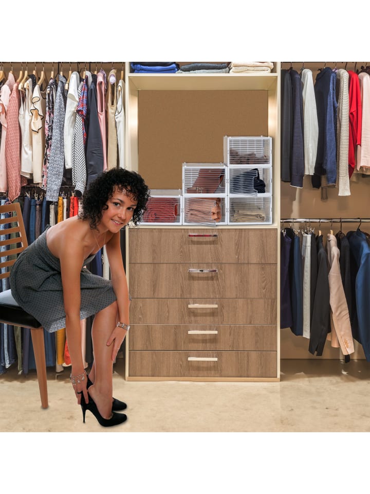 relaxdays 6 x Schuhbox in Volltransparent günstig kaufen onesize
