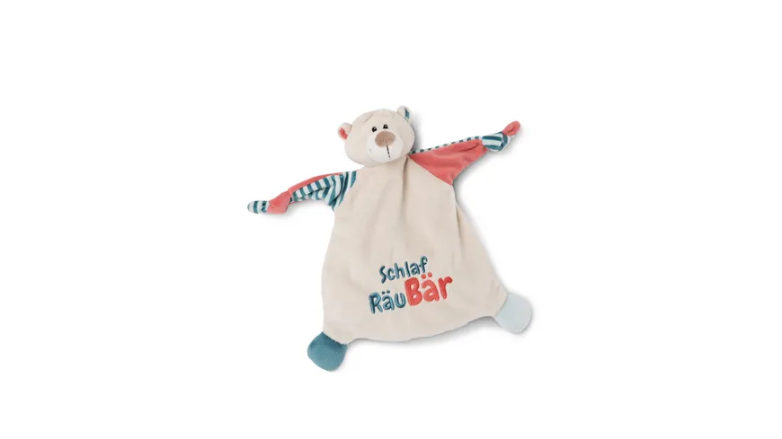 NICI Schmusetuch Bär 'Schlaf RäuBär'