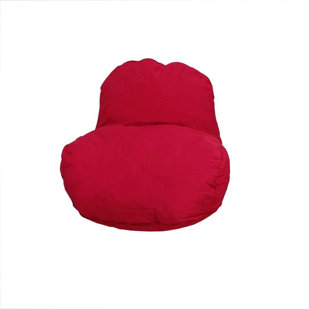 Lifetime Garden Bodenkissen Outdoorsitzsack und Sitzkissen mobiles Bodenkissen Sessel in Rot, für Innen- und Außenbereiche