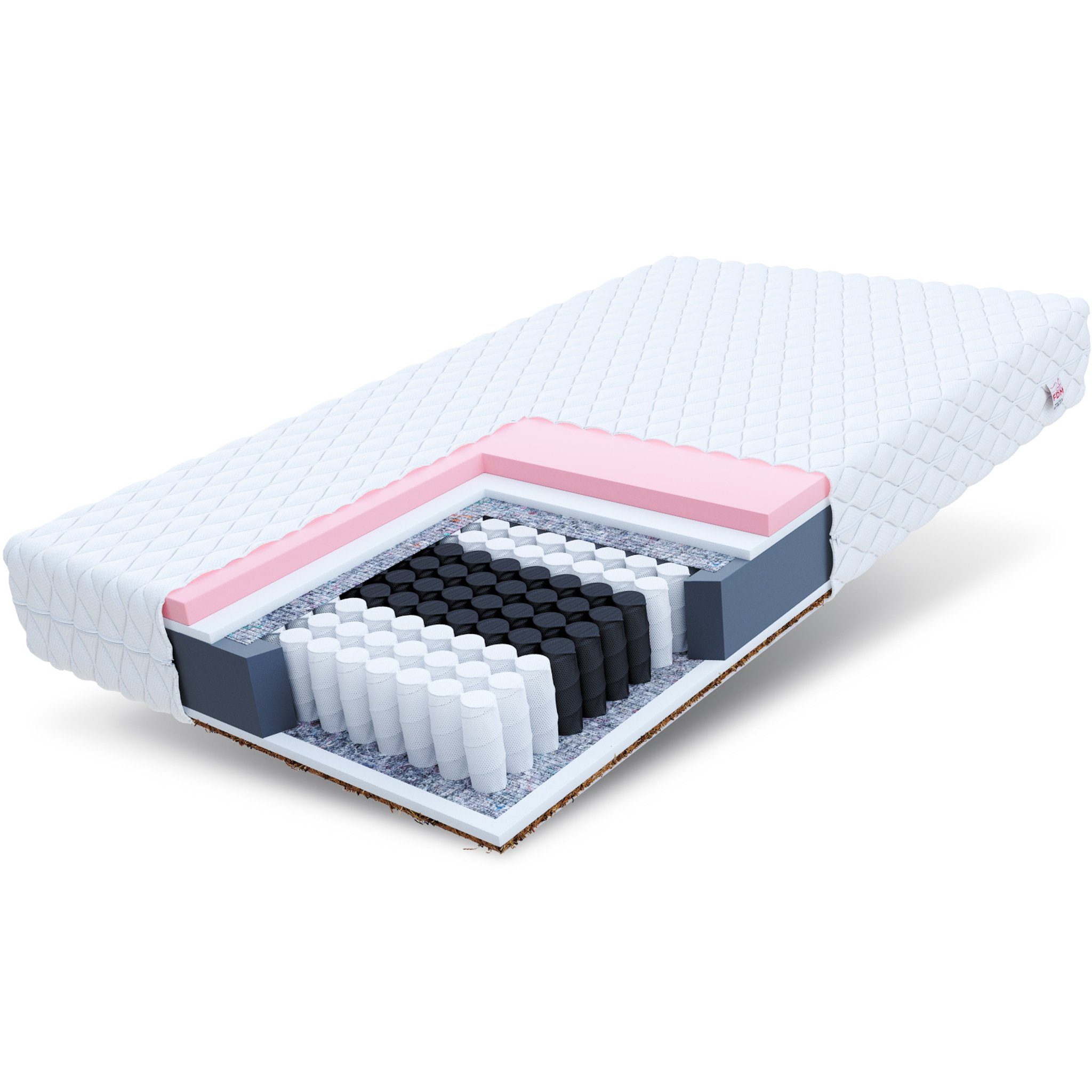 Taschenfederkernmatratze VIGO, FDM, 22 cm hoch, (1), Wendematratze, 7 Zonen, H3/H4