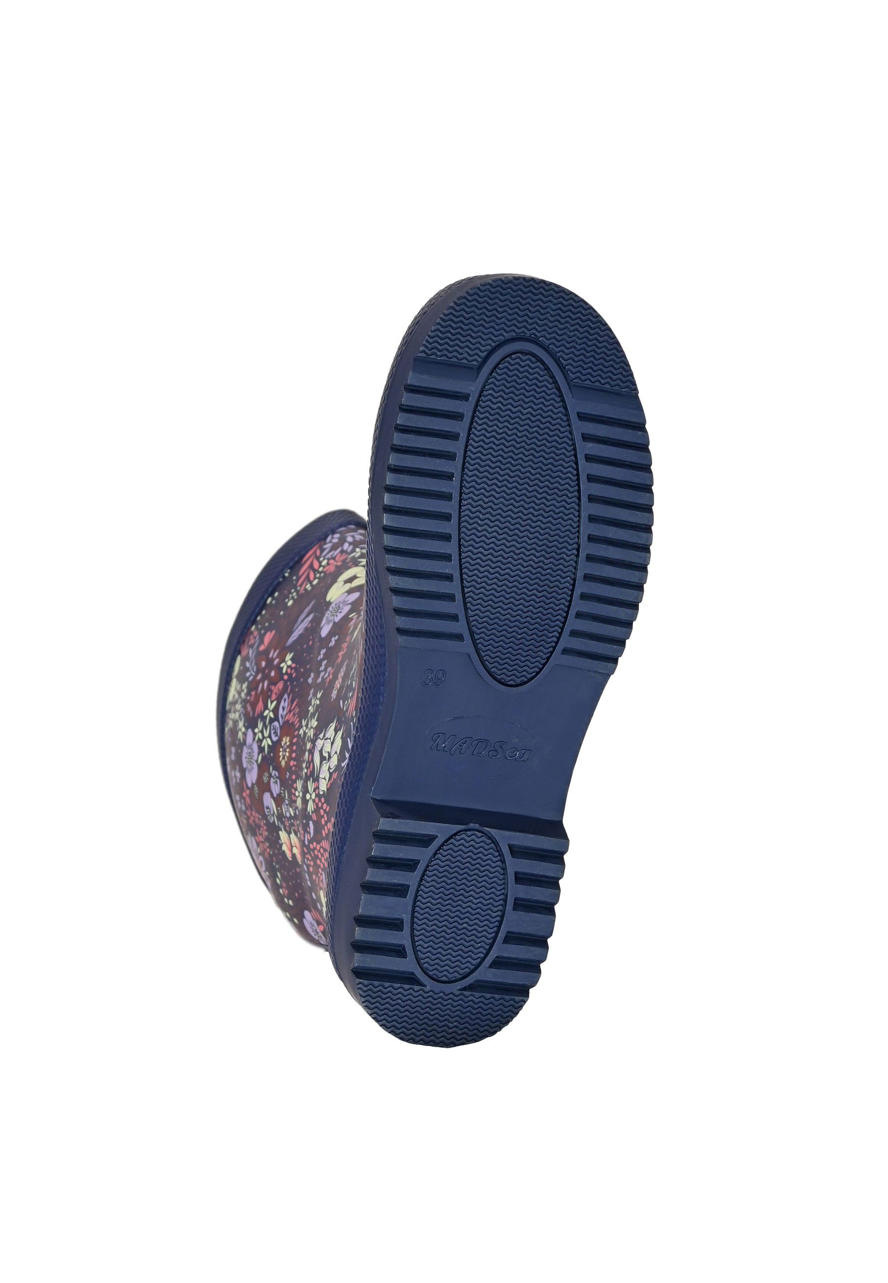 MADSea Flower Gummistiefel mit rutschfester Laufsohle und buntem Blumenprint