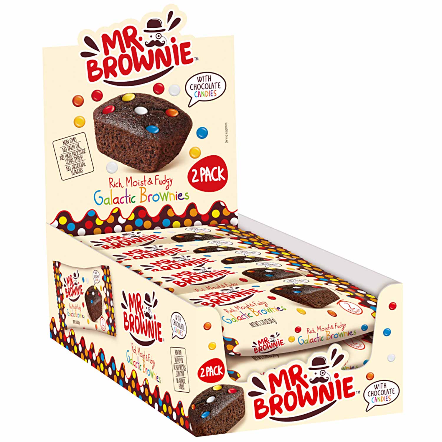 Mr. Brownie Galactic Brownies 2x25g