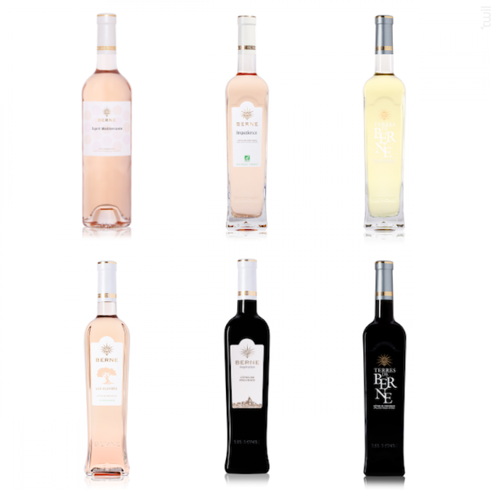 Pack découverte 100% Berne Château de Berne Vin Rouge●Côtes-de-Provence Non millésimé 450cl