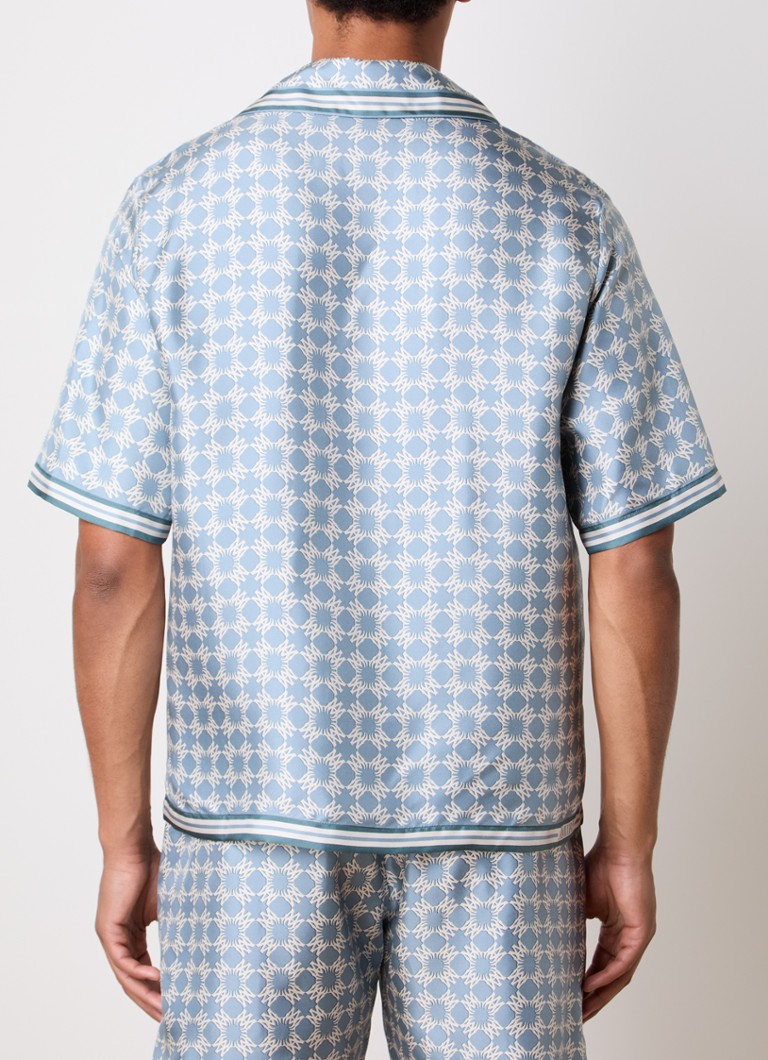 AMIRI  Regular fit overhemd van zijde met logoprint