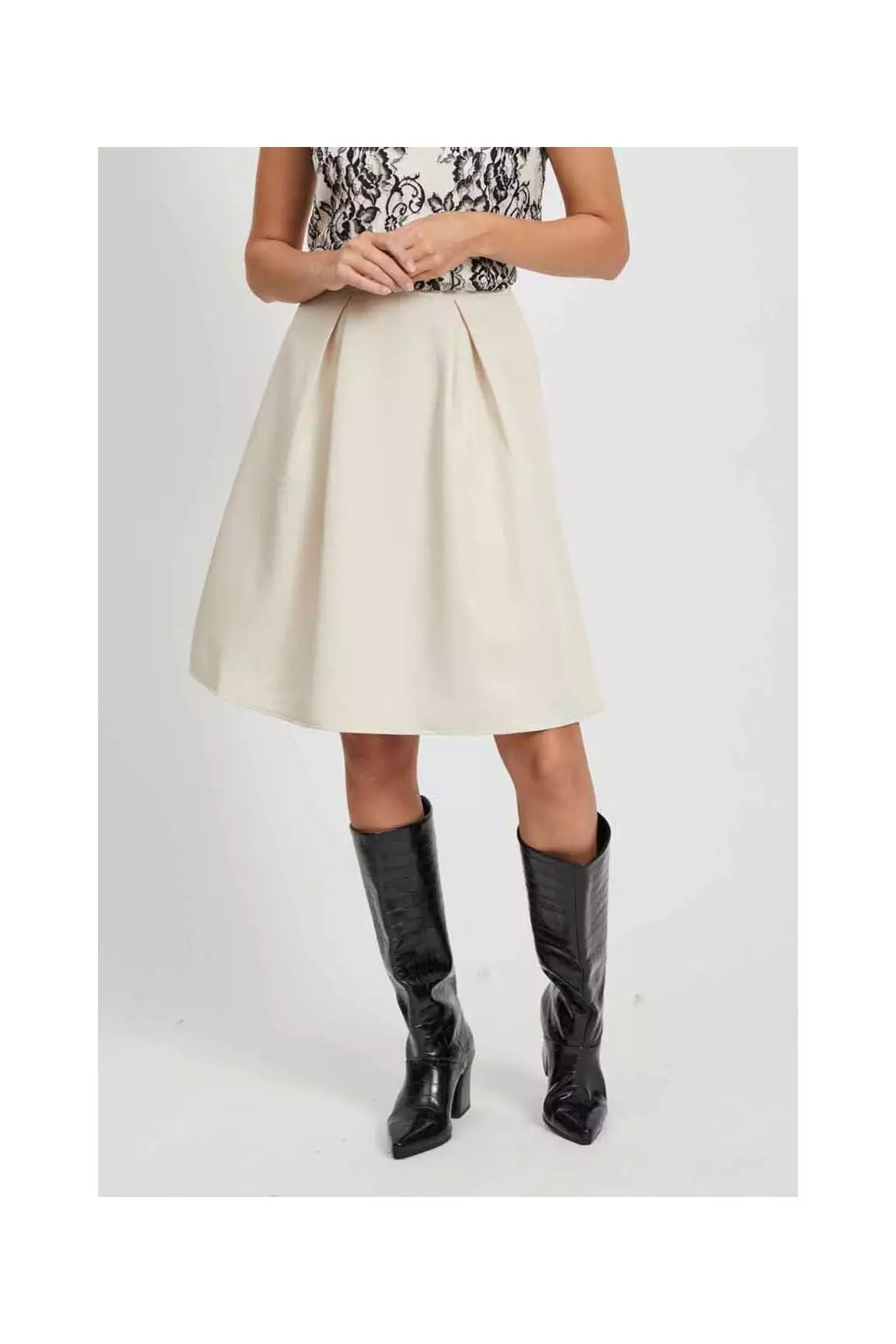 Vila Jupes Courtes Femme couleur beige