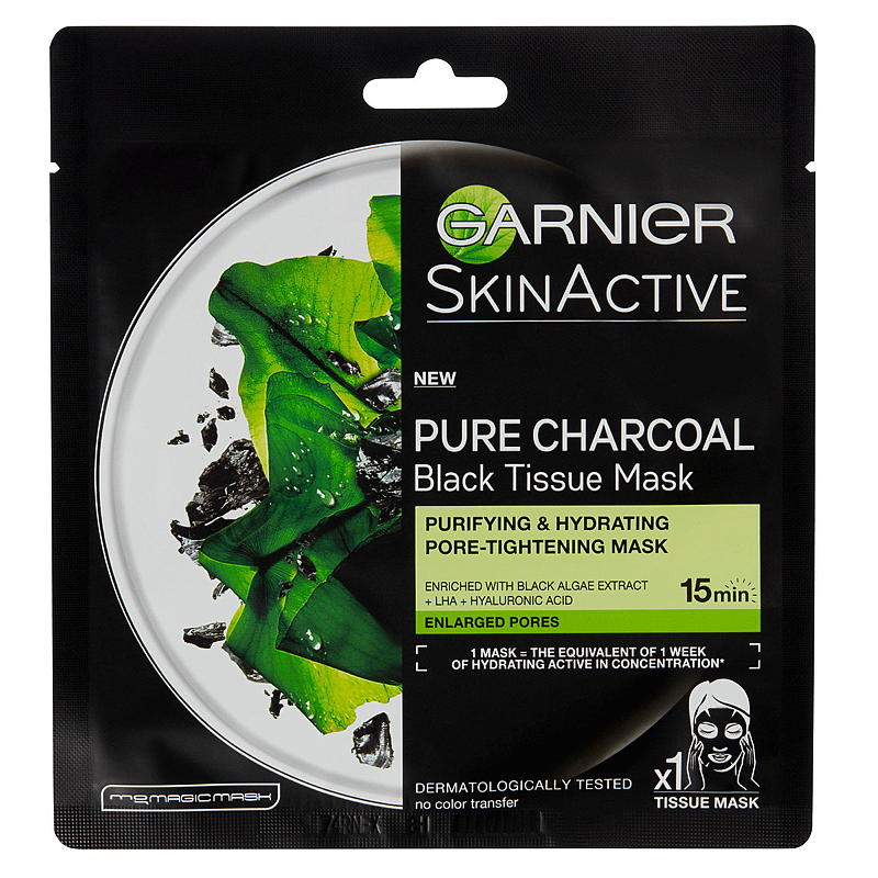Garnier Ansiktsmaske Black tissue Garnier