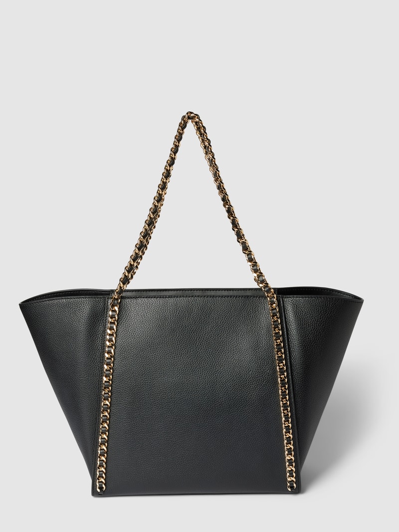 Shopper mit Label-Details Modell 'WESTLEY' in schwarz