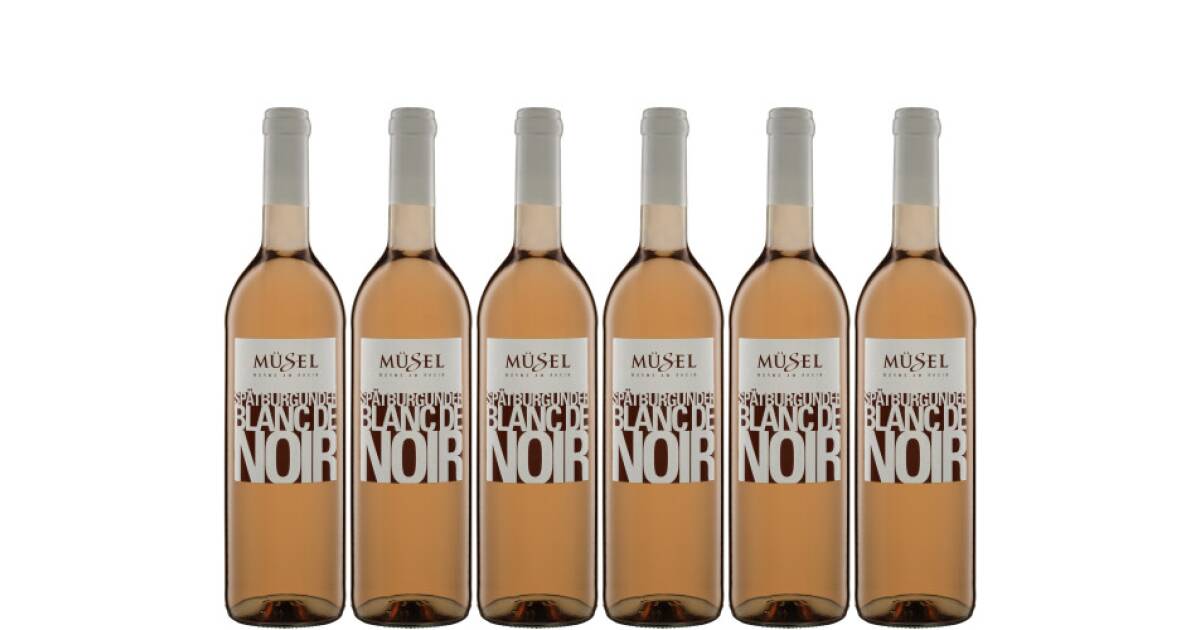 6er Blanc de Noir Paket von Weingut Müsel günstig bei wein.de kaufen
