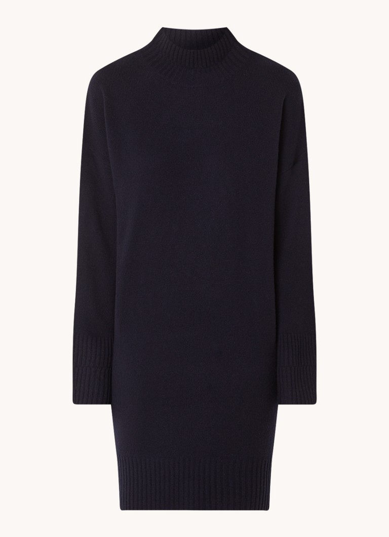 Rochie scurtă tricotată Whistles Amelia din lână fină.