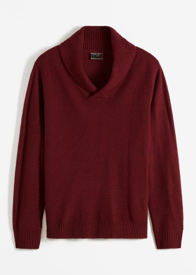 Pullover mit Schalkragen