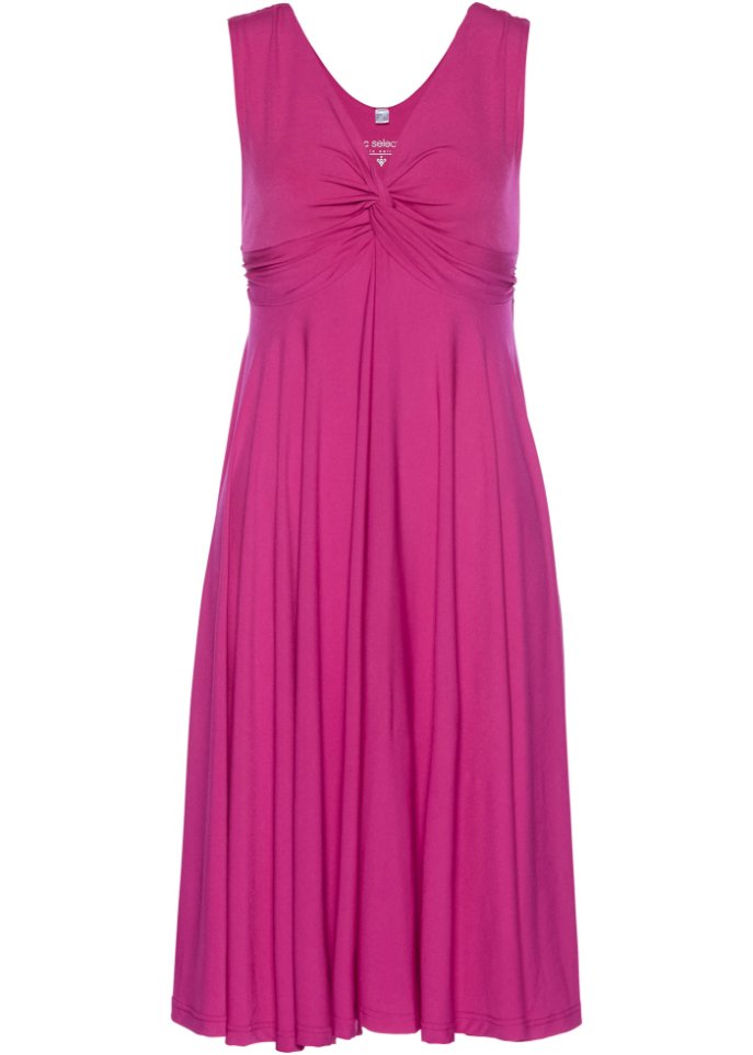 Shirtkleid mit V-Ausschnitt