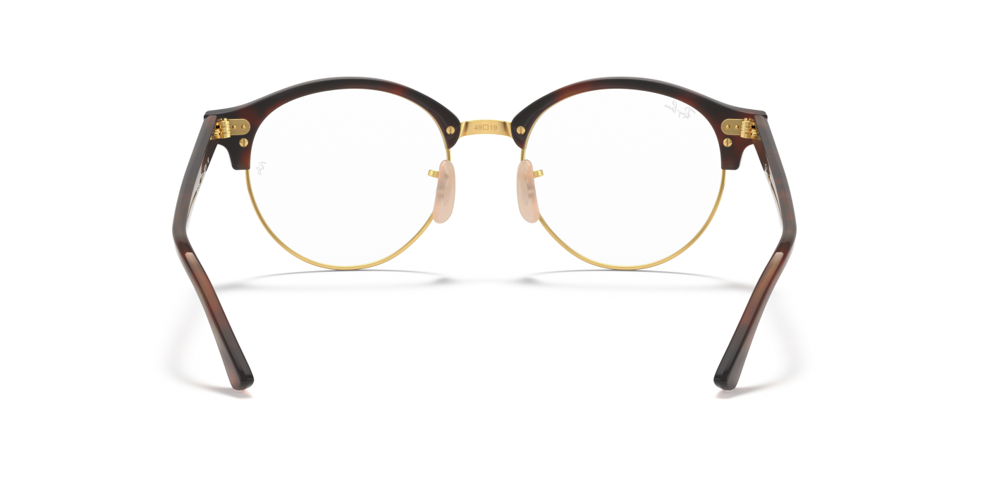 CLUBROUND OPTICS - Roșu Havana Lucios