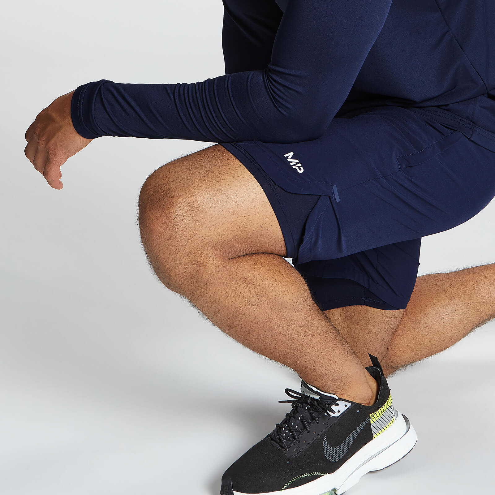 Short d’entraînement 2-en-1 MP pour hommes – Bleu marine