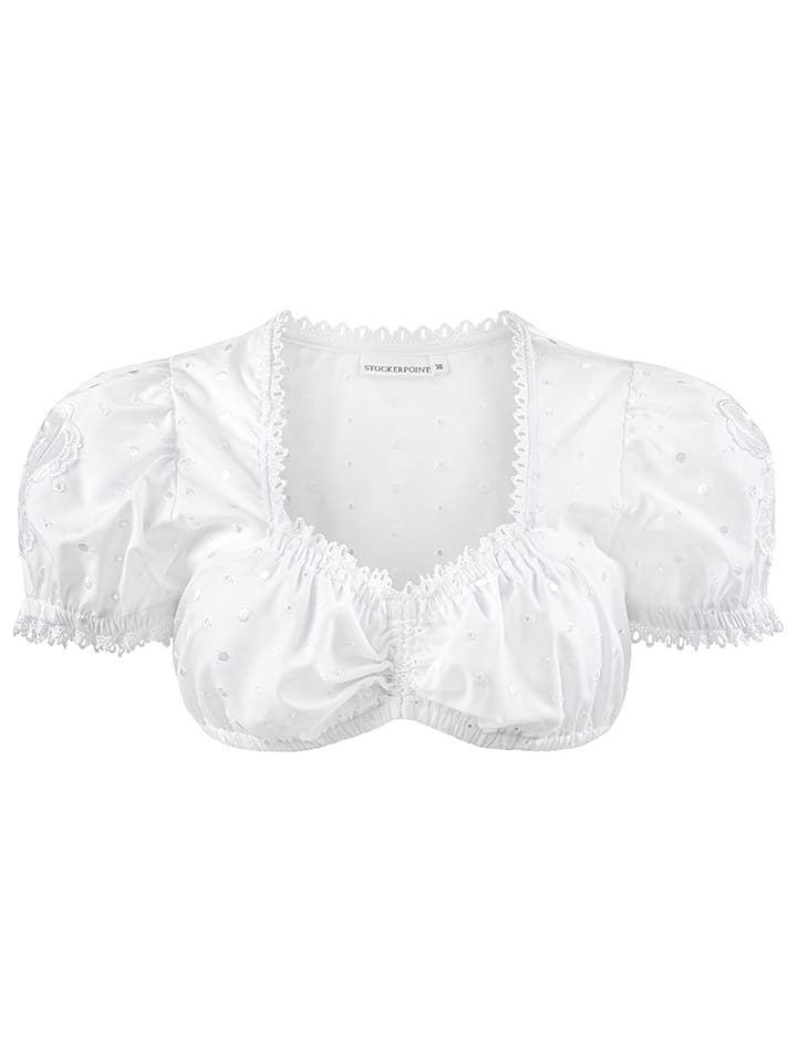 Stockerpoint Dirndlbluse in Weiß günstig kaufen