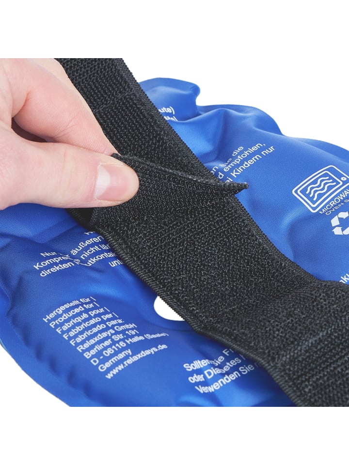 relaxdays 4 x Knie-Kühlpads in Blau günstig kaufen onesize