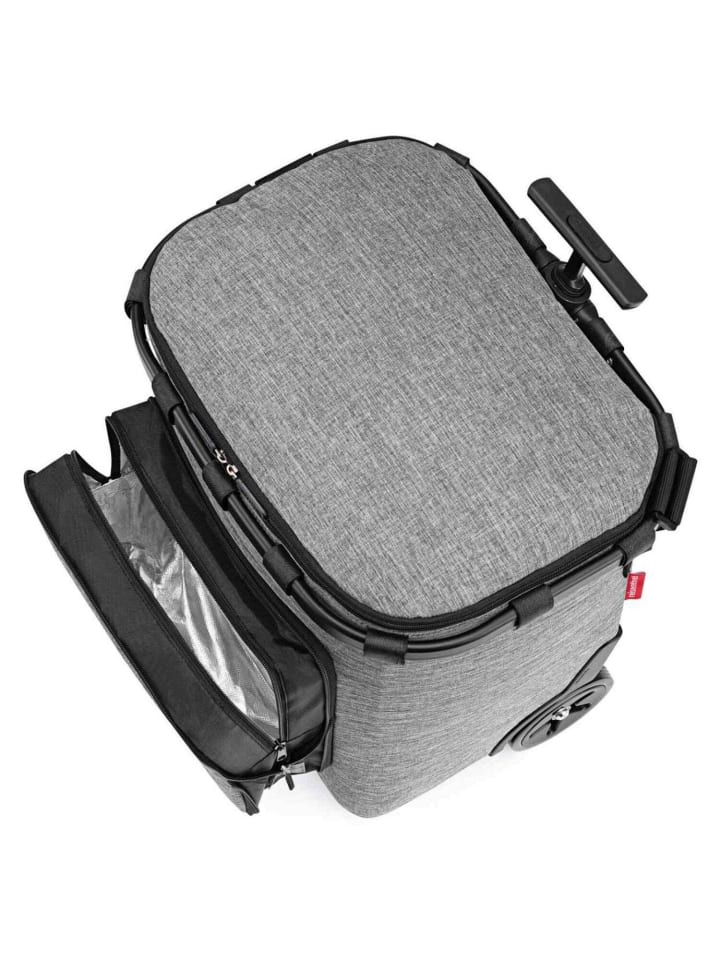 Reisenthel carrycruiser plus - Einkaufstrolley recycelt PET 52.5 cm (black) in frame twist silver günstig kaufen onesize