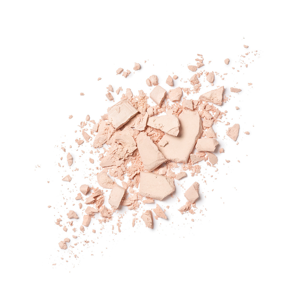 Couleur Caramel Recharge Poudre de soie compactée Poudre compacte