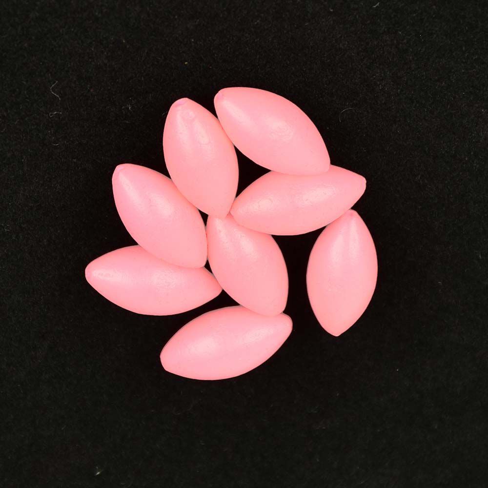 Sunset PHOSPHO ROSE schwebende ovale Perlen (x20)