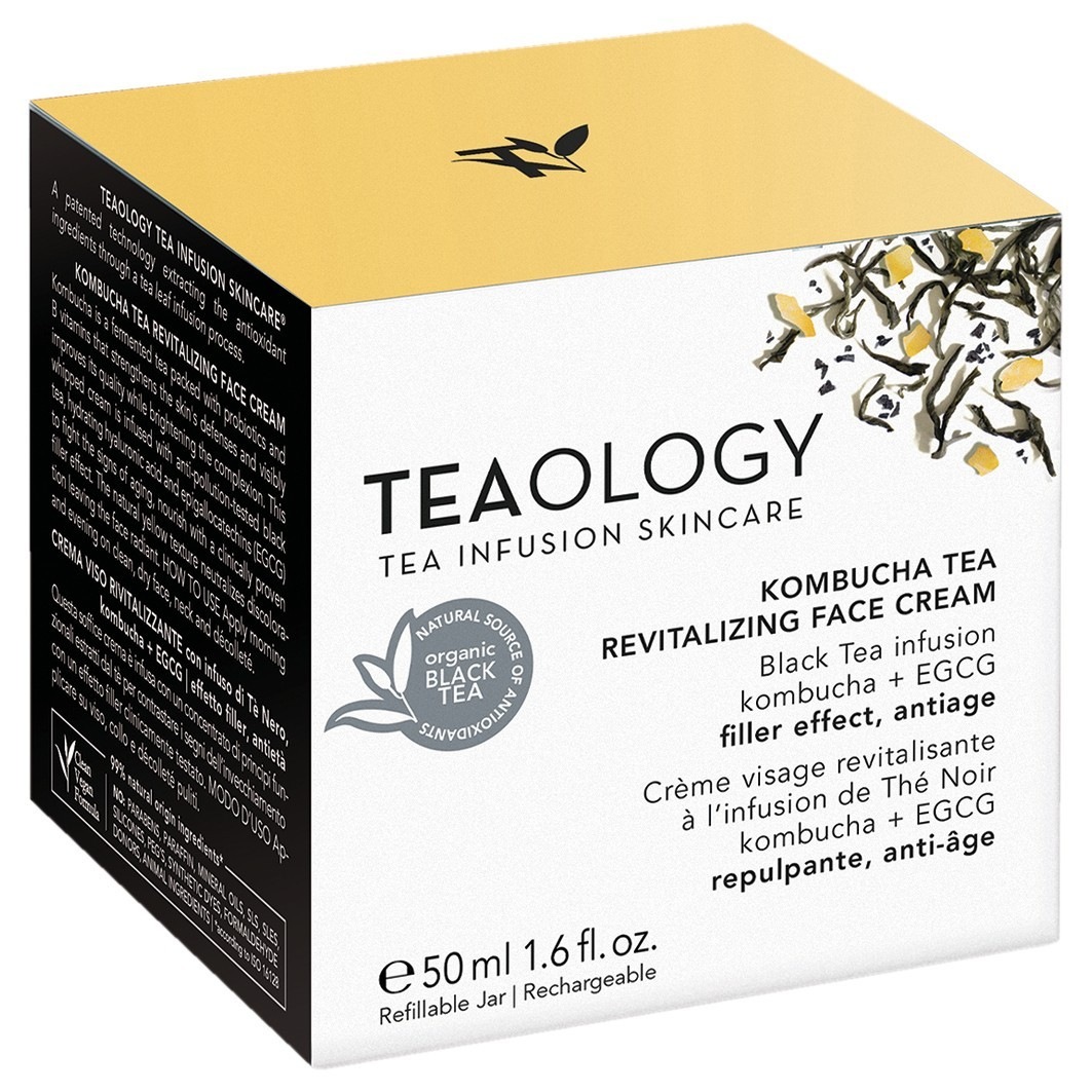 Teaology Rewitalizujący krem do twarzy z herbatą Kombucha