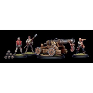 Mercenary Commodore Cannon and Crew Unit (PIP41043)