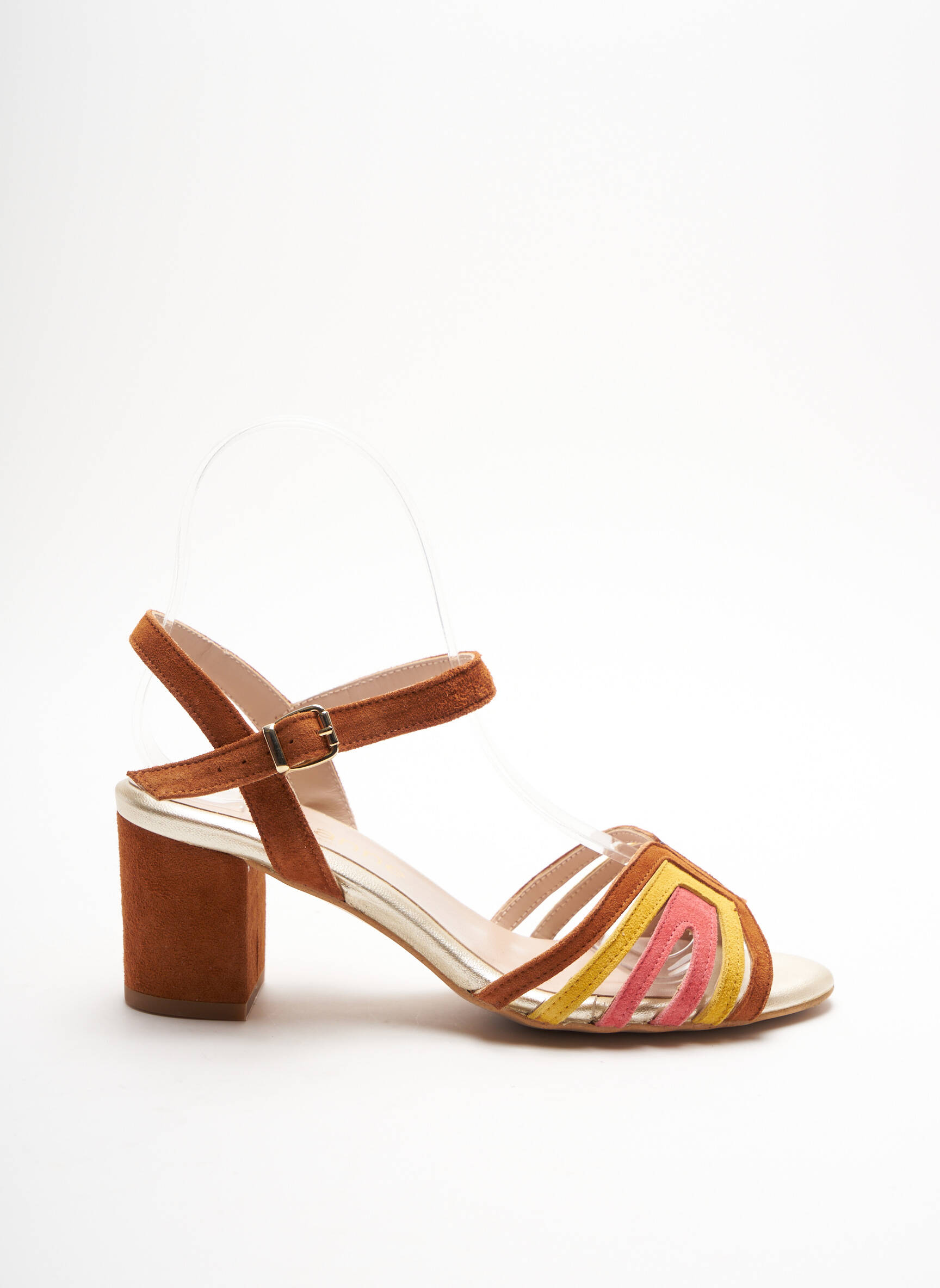 Romanne Sandales Nu Pieds Femme couleur marron