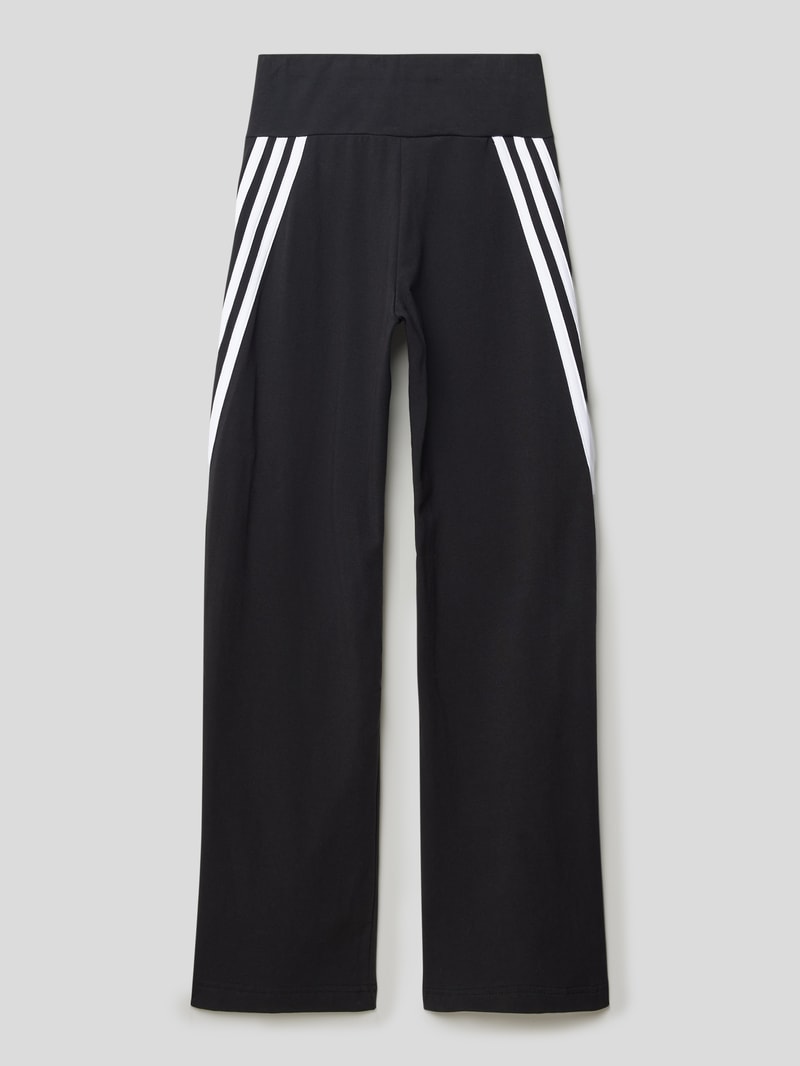 Sweatpants mit breitem Bund in schwarz