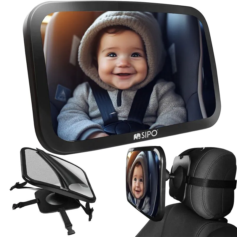 Espelho Sipo para observar seu filho no carro.