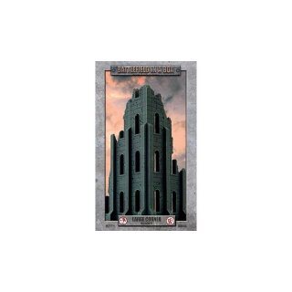Gothic Battlefields - Large Corner Ruin - Malachite (1)