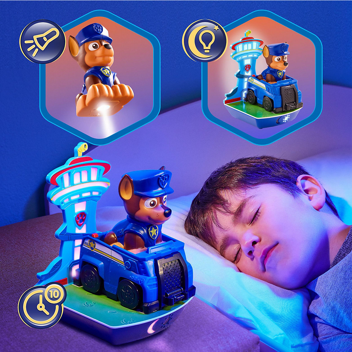 Paw Patrol GoGlow Dream 3 in 1 Nachtlicht, Taschenlampe und Projektor