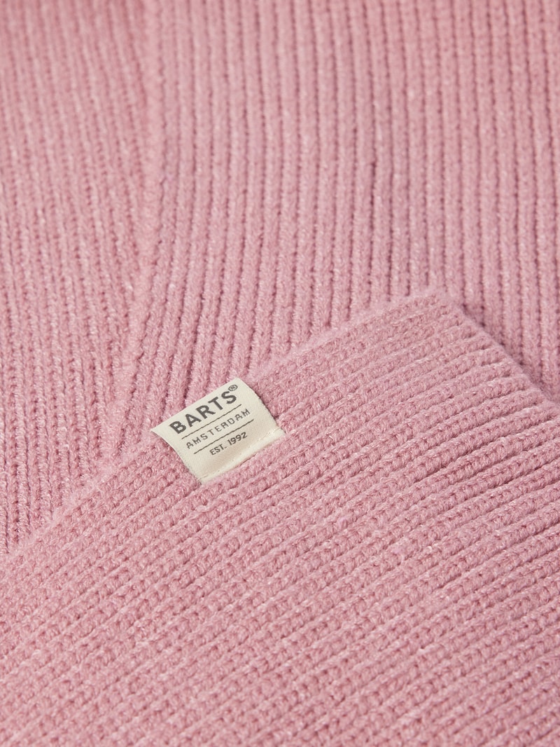 Schal mit Label-Detail Modell 'Sisterbro' in pink