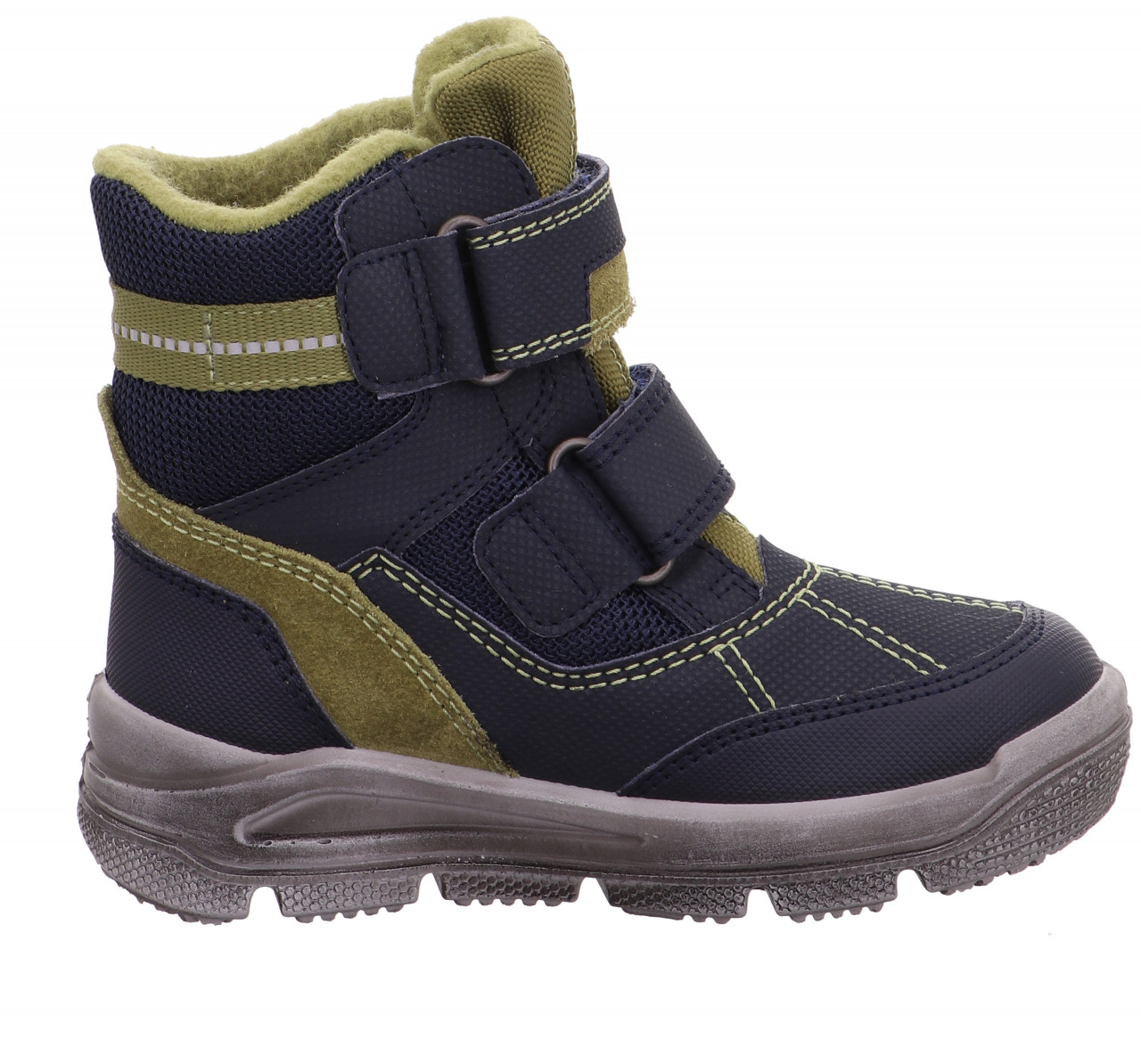 MARS - Blau/Grün Boots mit Klettverschluss