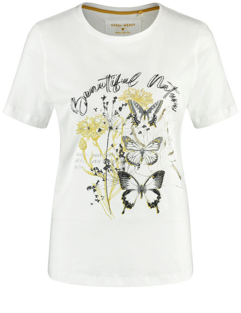 T-Shirt mit platziertem Frontprint