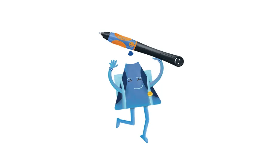 Pelikan griffix® Tintenroller für Rechtshänder Neon Fresh Blue
