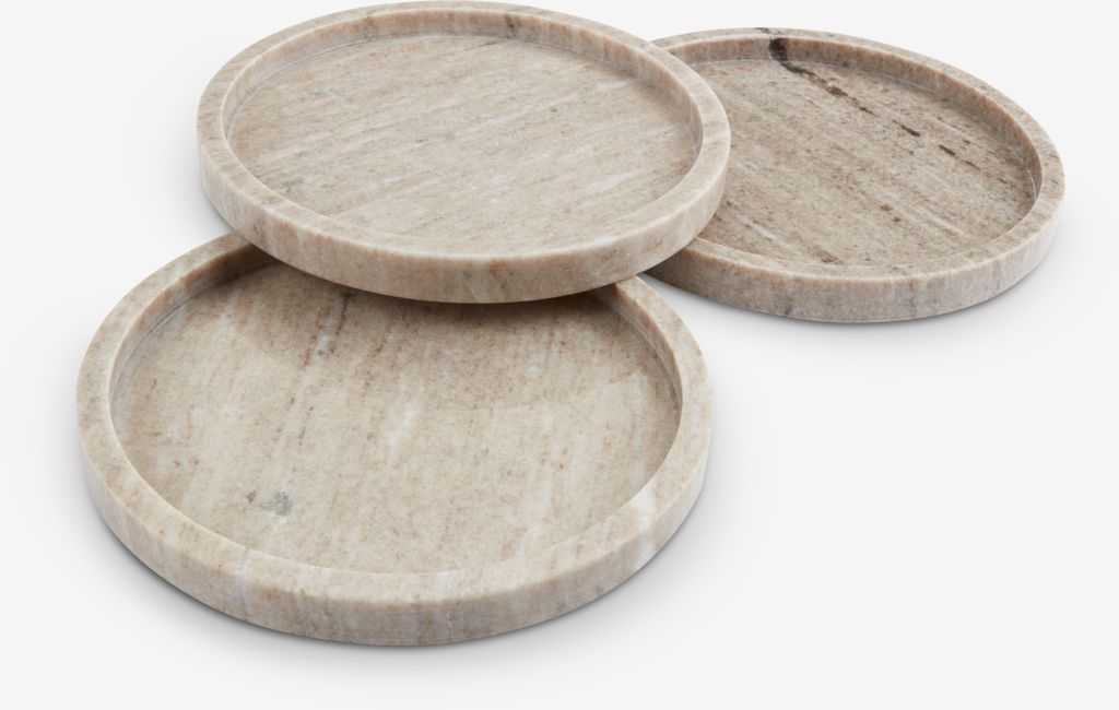 Taca dekoracyjna VALDEMAR Ø25cm marmur