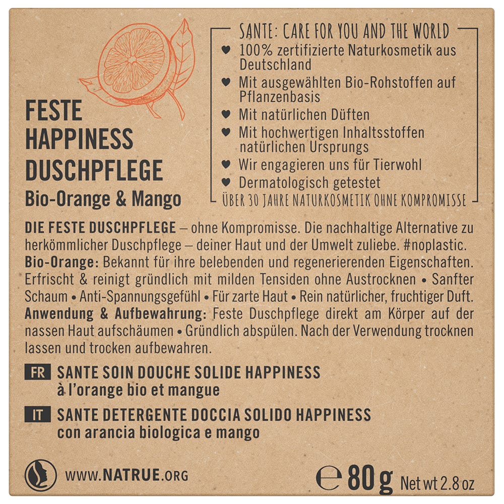 SANTE Happiness Sanfte Duschpflege 80 g