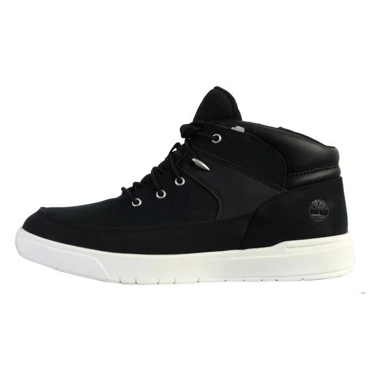 Basket Cuir Timberland Juniors Seneca Bay Mid Hiker noir