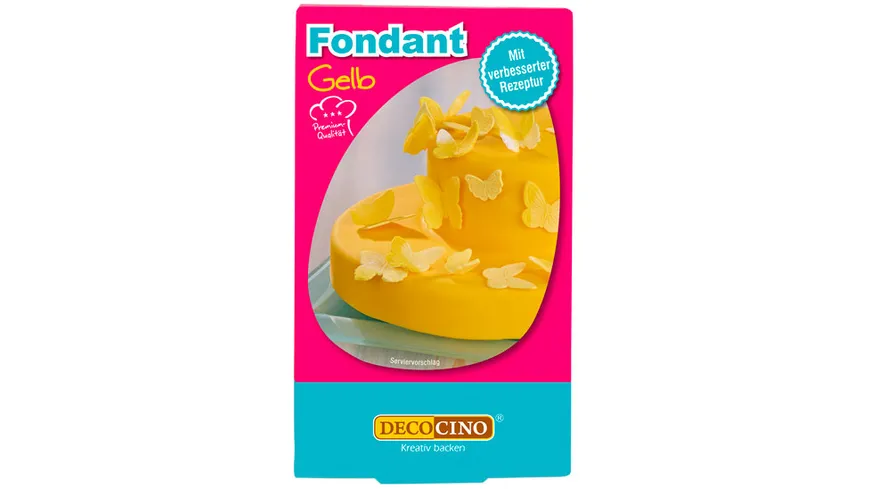 DECOCINO Fondant Gelb