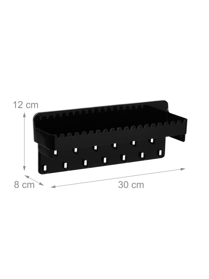 relaxdays Schmuckhalter in Schwarz - (B)30 x (H)12 x (T)8 cm günstig kaufen onesize