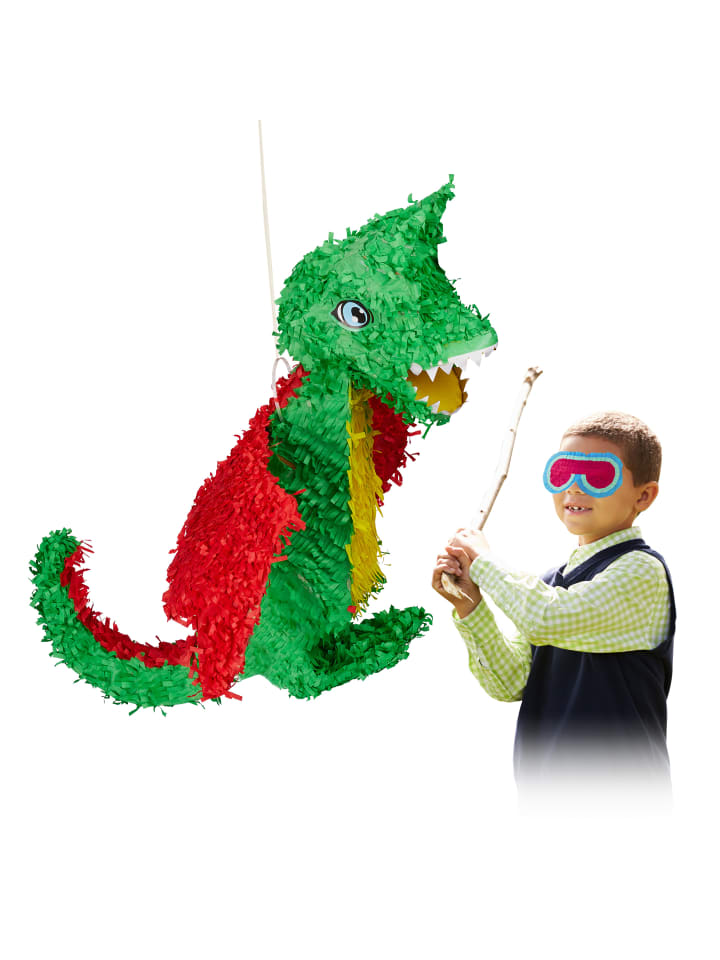 relaxdays Pinata Drache in Bunt günstig kaufen onesize