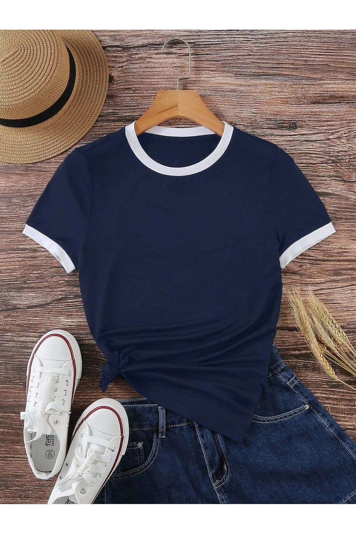 Know  T-Shirt - Dunkelblau - Regular Fit