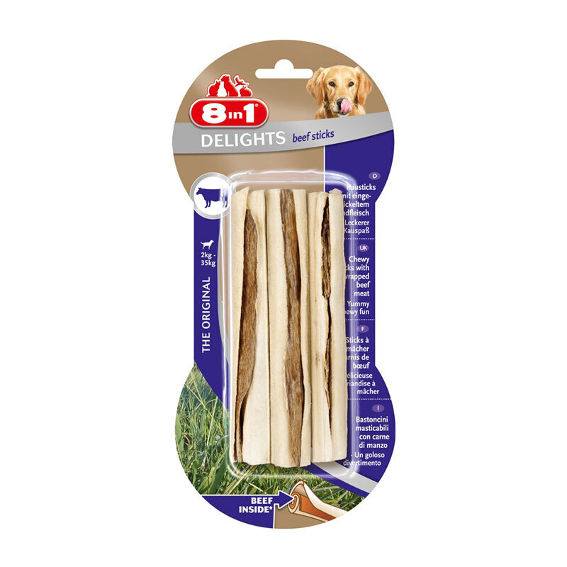 8in1 Snacks 8in1 Delights Kausticks 1x3 Stück Rind