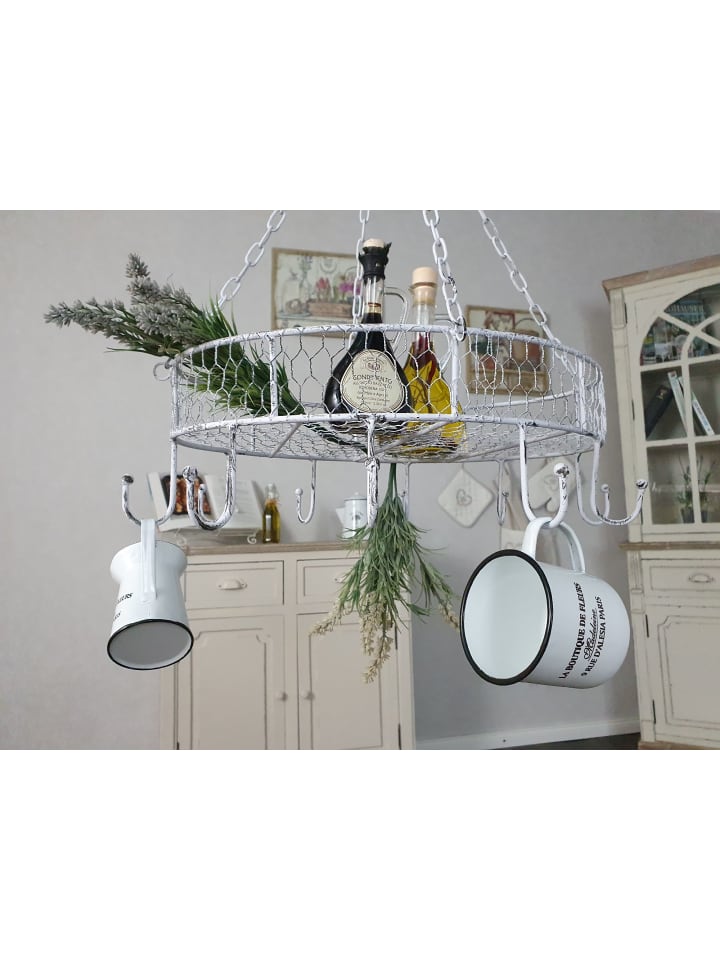 Ambiente Haus Landhaus Topfhänger in Weiß günstig kaufen onesize