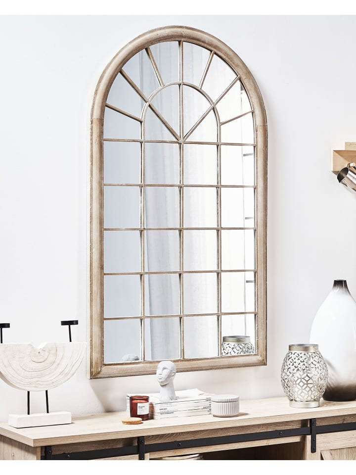 Beliani Wandspiegel TREVOL in Beige - (W) 77 x (H) 130 x (L) 5 cm günstig kaufen onesize