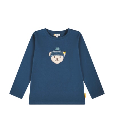 T-Shirt langarm, dunkelblau für Jungs