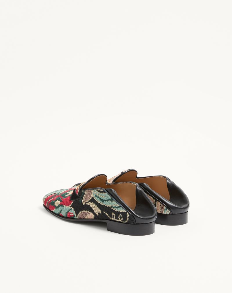 Mocassim Jiggie em Tecido Gobelin