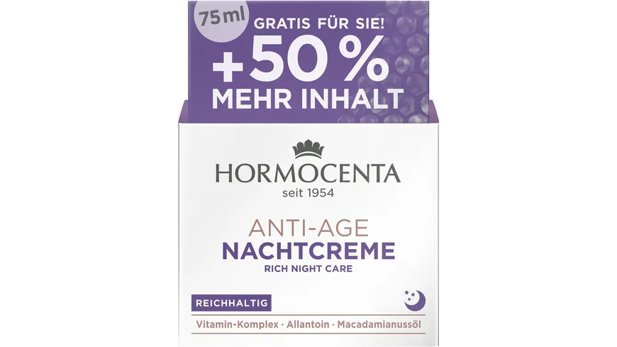 HORMOCENTA Anti-Age Nachtcreme 75 ml