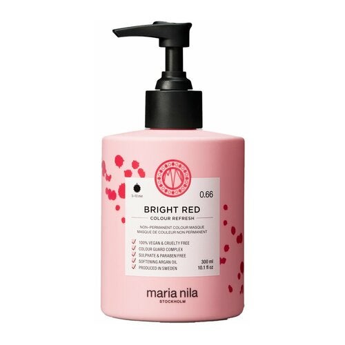 Maria Nila Color Refresh farebná maska na vlasy Jasne červená 300 ml