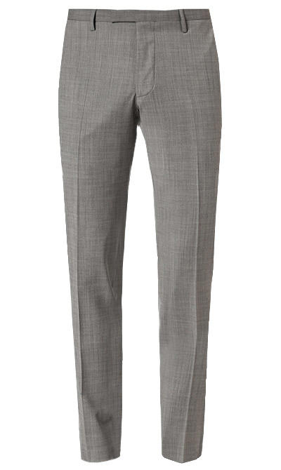 CINQUE, Anzug mit Weste, Super Slim, Schurwoll-Stretch, grau meliert