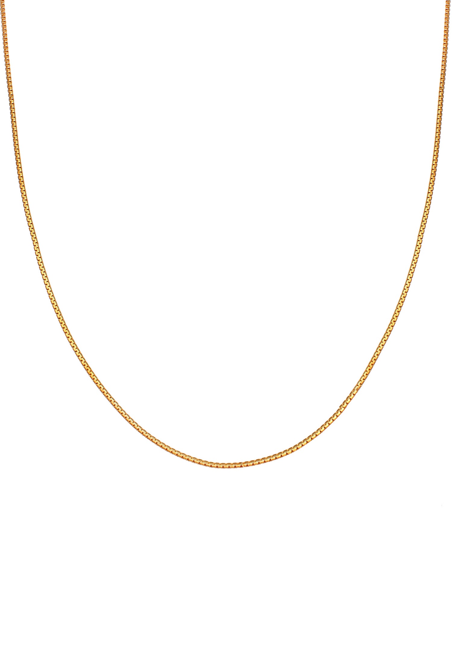 Dámsky benátsky náhrdelník Elli, základný minimalistický, zaoblený, striebro 925